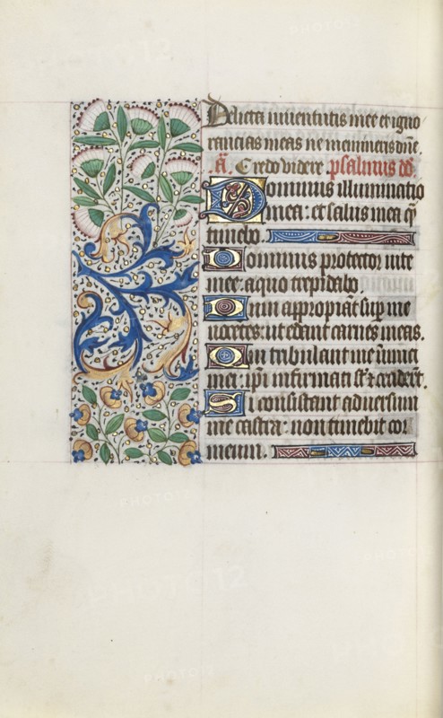 Book of Hours (Use of Rouen): fol. 120v, c. 1470. Master of the Geneva Latini (French, active Rouen, 1460-80). Ink, tempera, and gold on vellum; codex: 19.5 x 13.1 cm (7 11/16 x 5 3/16 in.)