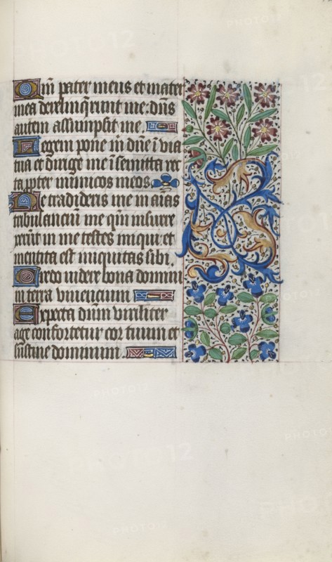 Book of Hours (Use of Rouen): fol. 122r, c. 1470. Master of the Geneva Latini (French, active Rouen, 1460-80). Ink, tempera, and gold on vellum; codex: 19.5 x 13.1 cm (7 11/16 x 5 3/16 in.).