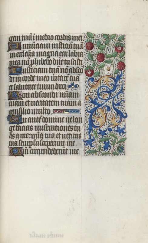 Book of Hours (Use of Rouen): fol. 126r, c. 1470. Master of the Geneva Latini (French, active Rouen, 1460-80). Ink, tempera, and gold on vellum; codex: 19.5 x 13.1 cm (7 11/16 x 5 3/16 in.)