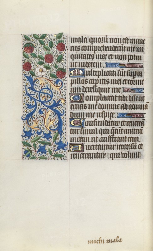 Book of Hours (Use of Rouen): fol. 126v, c. 1470. Master of the Geneva Latini (French, active Rouen, 1460-80). Ink, tempera, and gold on vellum; codex: 19.5 x 13.1 cm (7 11/16 x 5 3/16 in.)