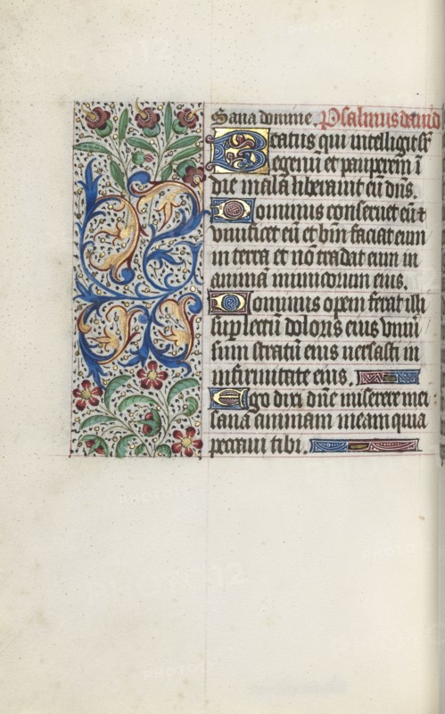 Book of Hours (Use of Rouen): fol. 127v, c. 1470. Master of the Geneva Latini (French, active Rouen, 1460-80). Ink, tempera, and gold on vellum; codex: 19.5 x 13.1 cm (7 11/16 x 5 3/16 in.)