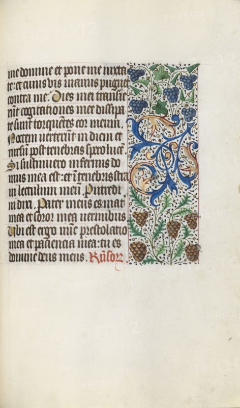Book of Hours (Use of Rouen): fol. 131r, c. 1470. Master of the Geneva Latini (French, active Rouen, 1460-80). Ink, tempera, and gold on vellum; codex: 19.5 x 13.1 cm (7 11/16 x 5 3/16 in.)