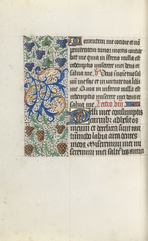 Book of Hours (Use of Rouen): fol. 131v, c. 1470. Master of the Geneva Latini (French, active Rouen, 1460-80). Ink, tempera, and gold on vellum; codex: 19.5 x 13.1 cm (7 11/16 x 5 3/16 in.).