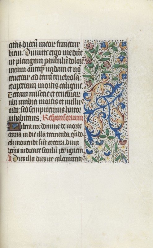 Book of Hours (Use of Rouen): fol. 133r, c. 1470. Master of the Geneva Latini (French, active Rouen, 1460-80). Ink, tempera, and gold on vellum; codex: 19.5 x 13.1 cm (7 11/16 x 5 3/16 in.).