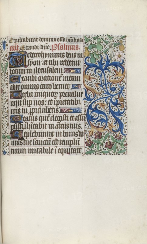 Book of Hours (Use of Rouen): fol. 136r, c. 1470. Master of the Geneva Latini (French, active Rouen, 1460-80). Ink, tempera, and gold on vellum; codex: 19.5 x 13.1 cm (7 11/16 x 5 3/16 in.).