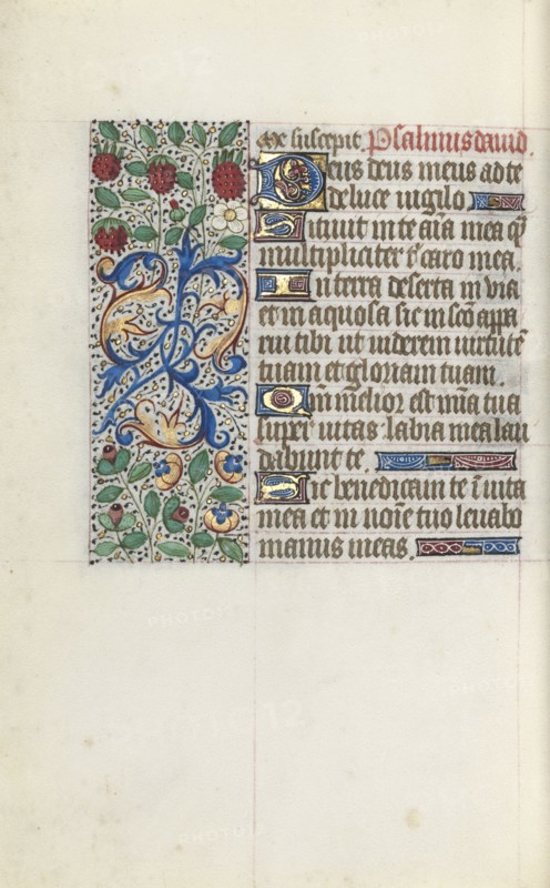 Book of Hours (Use of Rouen): fol. 137v, c. 1470. Master of the Geneva Latini (French, active Rouen, 1460-80). Ink, tempera, and gold on vellum; codex: 19.5 x 13.1 cm (7 11/16 x 5 3/16 in.)