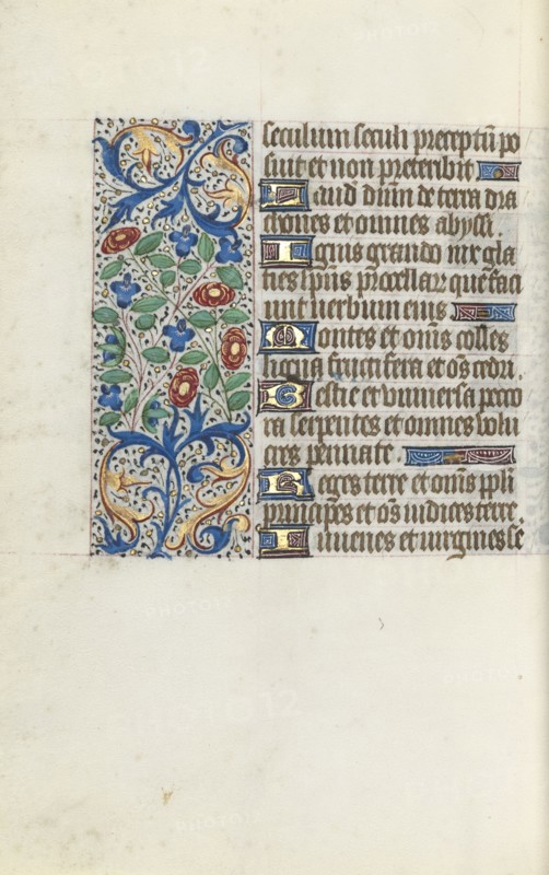 Book of Hours (Use of Rouen): fol. 141v, c. 1470. Master of the Geneva Latini (French, active Rouen, 1460-80). Ink, tempera, and gold on vellum; codex: 19.5 x 13.1 cm (7 11/16 x 5 3/16 in.)