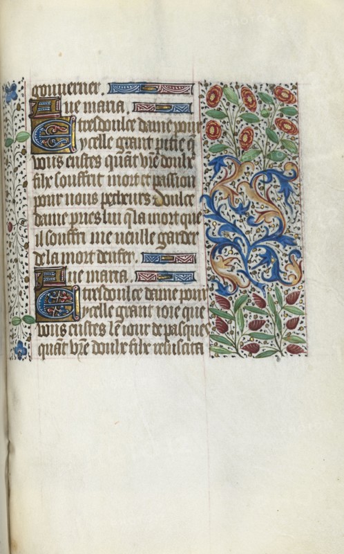 Book of Hours (Use of Rouen): fol. 150r, c. 1470. Master of the Geneva Latini (French, active Rouen, 1460-80). Ink, tempera, and gold on vellum; codex: 19.5 x 13.1 cm (7 11/16 x 5 3/16 in.)