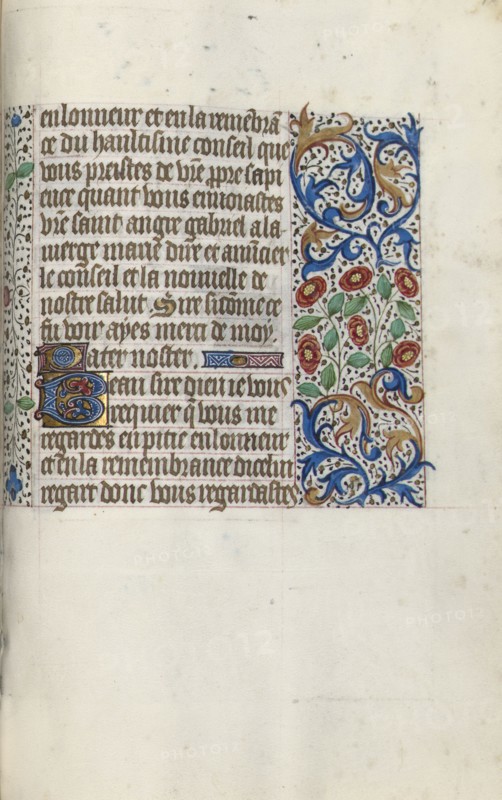 Book of Hours (Use of Rouen): fol. 152r, c. 1470. Master of the Geneva Latini (French, active Rouen, 1460-80). Ink, tempera, and gold on vellum; codex: 19.5 x 13.1 cm (7 11/16 x 5 3/16 in.)