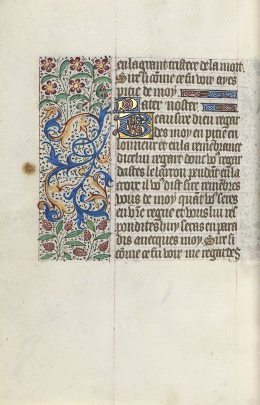Book of Hours (Use of Rouen): fol. 154v, c. 1470. Master of the Geneva Latini (French, active Rouen, 1460-80). Ink, tempera, and gold on vellum; codex: 19.5 x 13.1 cm (7 11/16 x 5 3/16 in.)