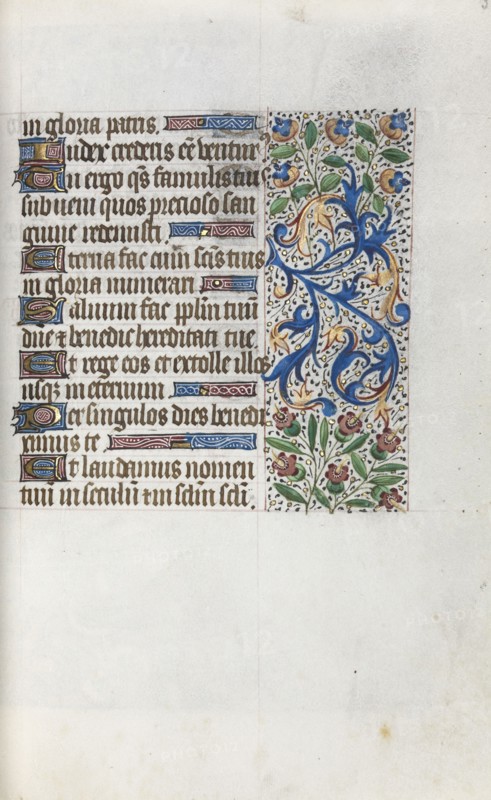 Book of Hours (Use of Rouen): fol. 38v, c. 1470. Master of the Geneva Latini (French, active Rouen, 1460-80). Ink, tempera, and gold on vellum; codex: 19.5 x 13.1 cm (7 11/16 x 5 3/16 in.)