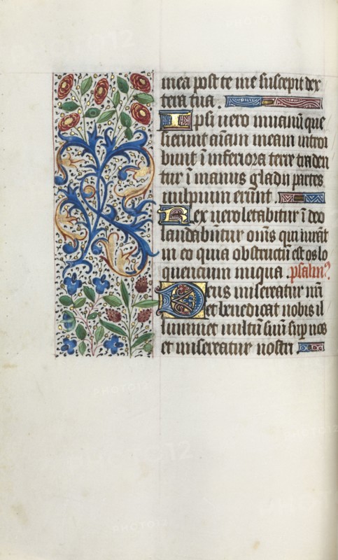 Book of Hours (Use of Rouen): fol. 40v, c. 1470. Master of the Geneva Latini (French, active Rouen, 1460-80). Ink, tempera, and gold on vellum; codex: 19.5 x 13.1 cm (7 11/16 x 5 3/16 in.)