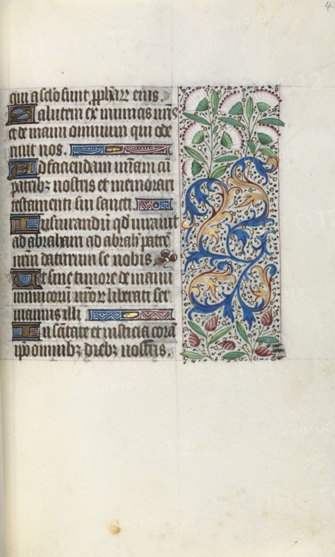 Book of Hours (Use of Rouen): fol. 48r, c. 1470. Master of the Geneva Latini (French, active Rouen, 1460-80). Ink, tempera, and gold on vellum; codex: 19.5 x 13.1 cm (7 11/16 x 5 3/16 in.).