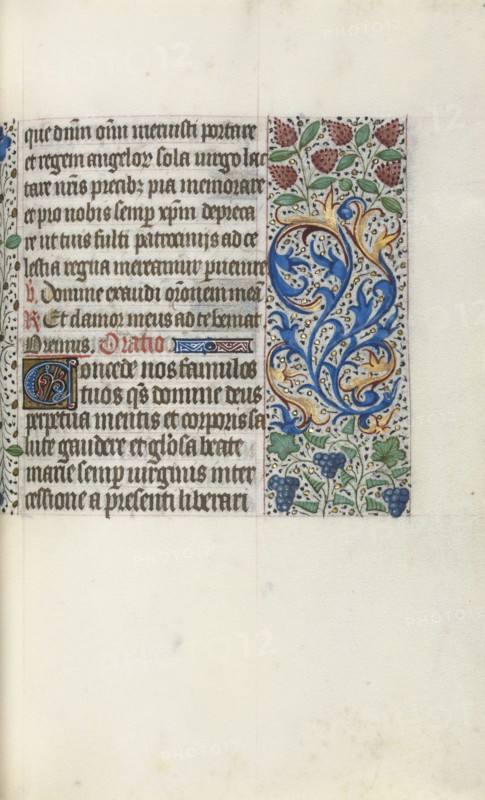 Book of Hours (Use of Rouen): fol. 49r, c. 1470. Master of the Geneva Latini (French, active Rouen, 1460-80). Ink, tempera, and gold on vellum; codex: 19.5 x 13.1 cm (7 11/16 x 5 3/16 in.).