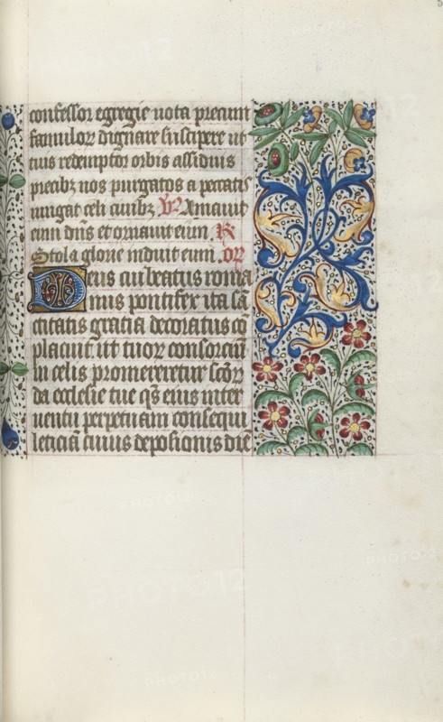 Book of Hours (Use of Rouen): fol. 53r, c. 1470. Master of the Geneva Latini (French, active Rouen, 1460-80). Ink, tempera, and gold on vellum; codex: 19.5 x 13.1 cm (7 11/16 x 5 3/16 in.).