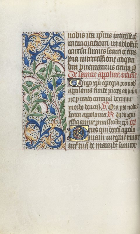 Book of Hours (Use of Rouen): fol. 54v, c. 1470. Master of the Geneva Latini (French, active Rouen, 1460-80). Ink, tempera, and gold on vellum; codex: 19.5 x 13.1 cm (7 11/16 x 5 3/16 in.)