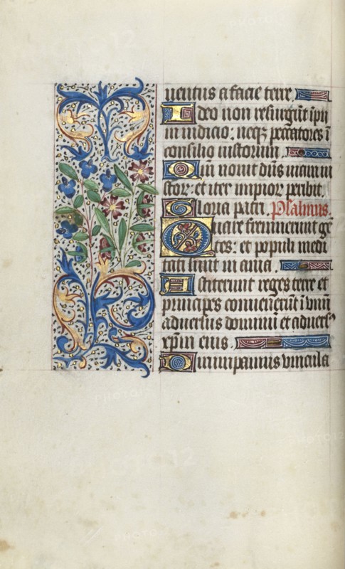 Book of Hours (Use of Rouen): fol. 57v, c. 1470. Master of the Geneva Latini (French, active Rouen, 1460-80). Ink, tempera, and gold on vellum; codex: 19.5 x 13.1 cm (7 11/16 x 5 3/16 in.)