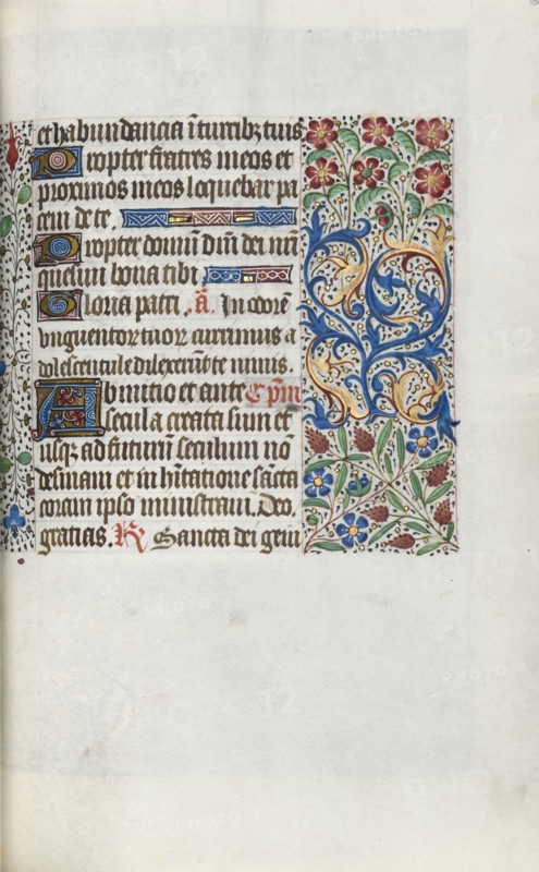 Book of Hours (Use of Rouen): fol. 63r, c. 1470. Master of the Geneva Latini (French, active Rouen, 1460-80). Ink, tempera, and gold on vellum; codex: 19.5 x 13.1 cm (7 11/16 x 5 3/16 in.)