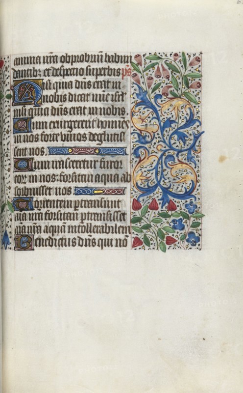 Book of Hours (Use of Rouen): fol. 65r, c. 1470. Master of the Geneva Latini (French, active Rouen, 1460-80). Ink, tempera, and gold on vellum; codex: 19.5 x 13.1 cm (7 11/16 x 5 3/16 in.)