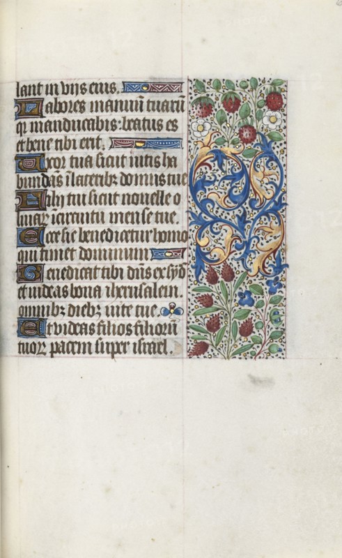 Book of Hours (Use of Rouen): fol. 69r, c. 1470. Master of the Geneva Latini (French, active Rouen, 1460-80). Ink, tempera, and gold on vellum; codex: 19.5 x 13.1 cm (7 11/16 x 5 3/16 in.).