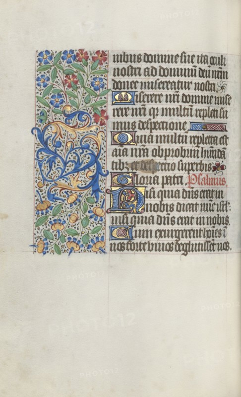 Book of Hours (Use of Rouen): fol. 70v, c. 1470. Master of the Geneva Latini (French, active Rouen, 1460-80). Ink, tempera, and gold on vellum; codex: 19.5 x 13.1 cm (7 11/16 x 5 3/16 in.).