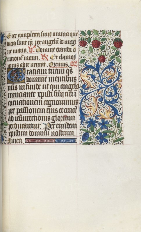 Book of Hours (Use of Rouen): fol. 79r, c. 1470. Master of the Geneva Latini (French, active Rouen, 1460-80). Ink, tempera, and gold on vellum; codex: 19.5 x 13.1 cm (7 11/16 x 5 3/16 in.)