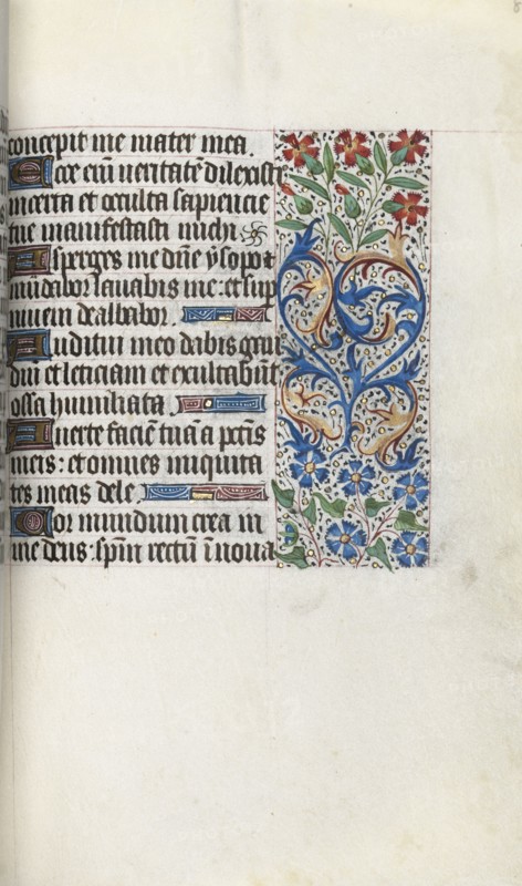 Book of Hours (Use of Rouen): fol. 86r, c. 1470. Master of the Geneva Latini (French, active Rouen, 1460-80). Ink, tempera, and gold on vellum; codex: 19.5 x 13.1 cm (7 11/16 x 5 3/16 in.).