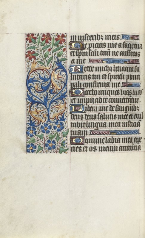 Book of Hours (Use of Rouen): fol. 86v, c. 1470. Master of the Geneva Latini (French, active Rouen, 1460-80). Ink, tempera, and gold on vellum; codex: 19.5 x 13.1 cm (7 11/16 x 5 3/16 in.)