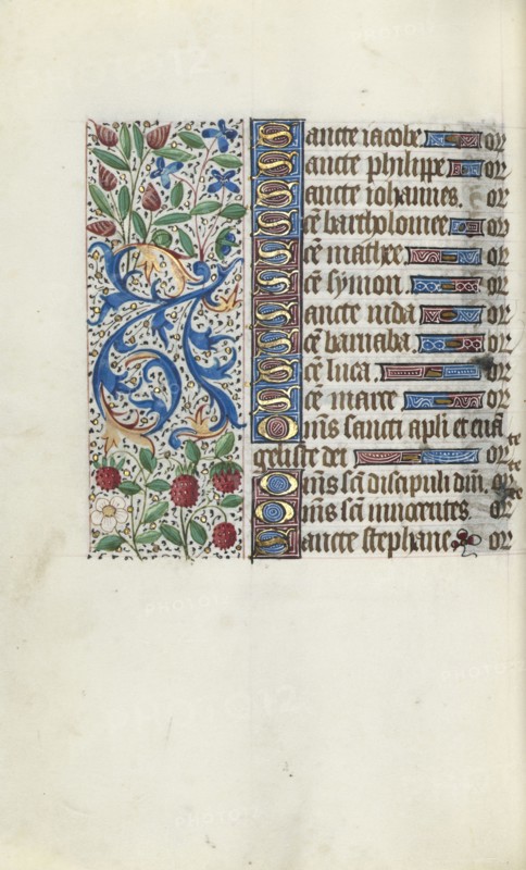 Book of Hours (Use of Rouen): fol. 93v, c. 1470. Master of the Geneva Latini (French, active Rouen, 1460-80). Ink, tempera, and gold on vellum; codex: 19.5 x 13.1 cm (7 11/16 x 5 3/16 in.)