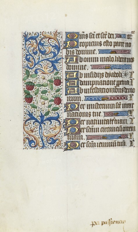 Book of Hours (Use of Rouen): fol. 94v, c. 1470. Master of the Geneva Latini (French, active Rouen, 1460-80). Ink, tempera, and gold on vellum; codex: 19.5 x 13.1 cm (7 11/16 x 5 3/16 in.).