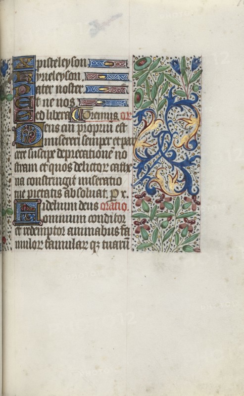 Book of Hours (Use of Rouen): fol. 96r, c. 1470. Master of the Geneva Latini (French, active Rouen, 1460-80). Ink, tempera, and gold on vellum; codex: 19.5 x 13.1 cm (7 11/16 x 5 3/16 in.)