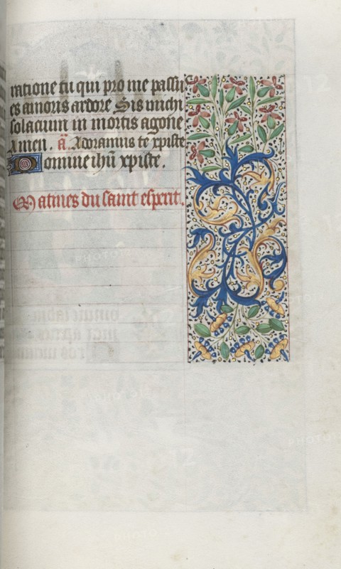Book of Hours (Use of Rouen): fol. 99r, c. 1470. Master of the Geneva Latini (French, active Rouen, 1460-80). Ink, tempera, and gold on vellum; codex: 19.5 x 13.1 cm (7 11/16 x 5 3/16 in.)