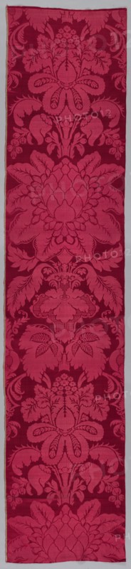 Two Large Damask Cloths, 1600s. Italy, 17th century. Damask, silk; overall: 300 x 65.5 cm (118 1/8 x 25 13/16 in.)