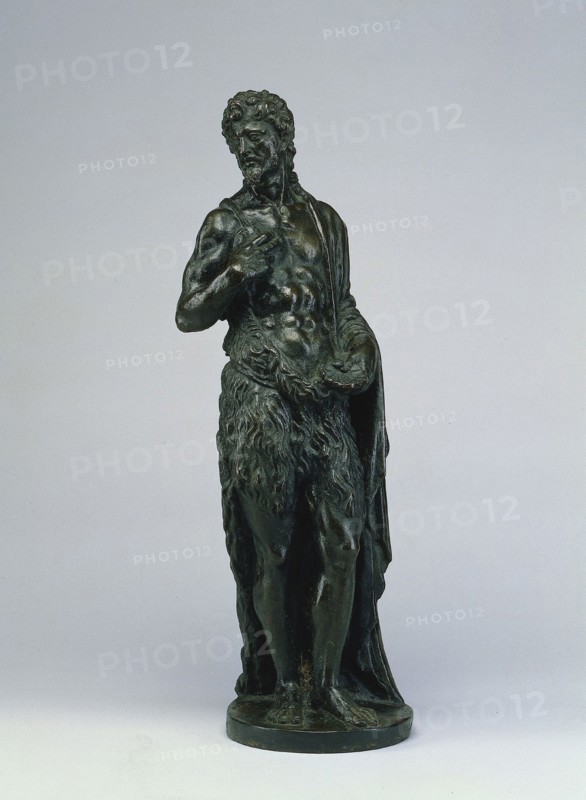 Saint John the Baptist, late 1500s. Angelo de Rossi (Italian), Giuseppe de Levis (Italian, 1605). Bronze; overall: 49.5 x 16.5 x 14.5 cm (19 1/2 x 6 1/2 x 5 11/16 in.).