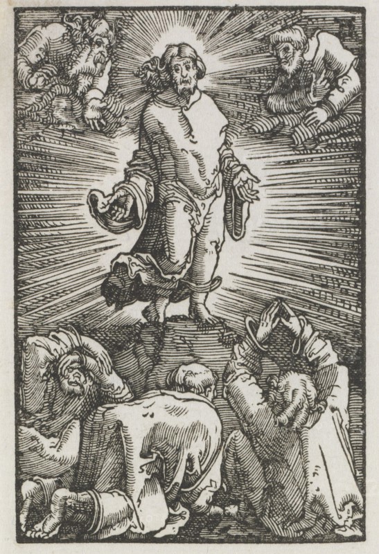 The Fall and Redemption of Man:  The Transfiguration, c. 1515. Albrecht Altdorfer (German, c. 1480-1538). Woodcut