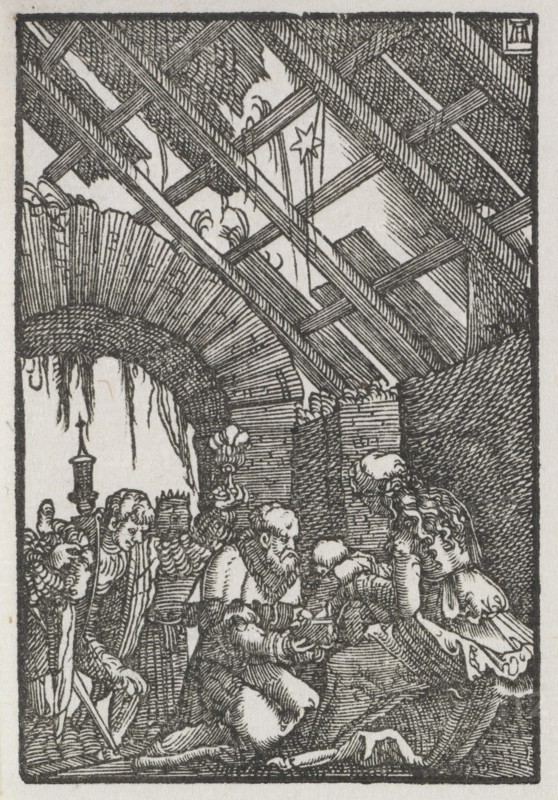 The Fall and Redemption of Man:  The Adoration of the Magi, c. 1515. Albrecht Altdorfer (German, c. 1480-1538). Woodcut