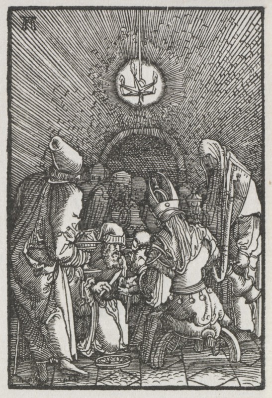 The Fall and Redemption of Man:  The Circumcision, c. 1515. Albrecht Altdorfer (German, c. 1480-1538). Woodcut