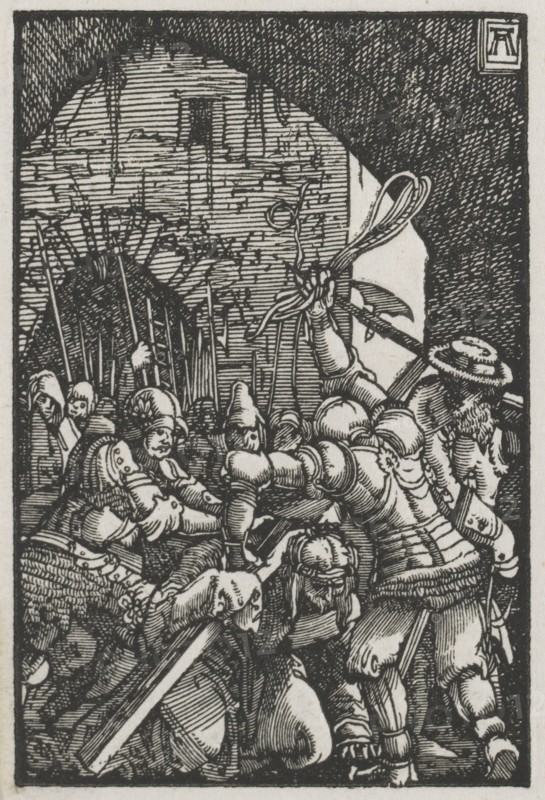 The Fall and Redemption of Man:  Christ Bearing the Cross, c. 1515. Albrecht Altdorfer (German, c. 1480-1538). Woodcut