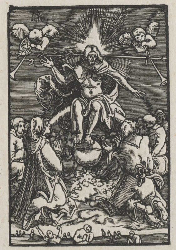 The Fall and Redemption of Man:  The Last Judgment, c. 1515. Albrecht Altdorfer (German, c. 1480-1538). Woodcut
