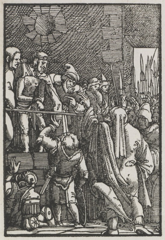 The Fall and Redemption of Man: Ecco Homo, c. 1515. Albrecht Altdorfer (German, c. 1480-1538). Woodcut