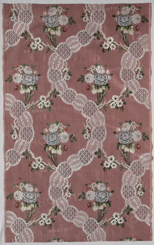 Lengths of Silk Brocade, 1774-1793. France, 18th century, Period of Louis XVI (1774-1793). Brocade, silk; average: 87.6 x 54.6 cm (34 1/2 x 21 1/2 in.)
