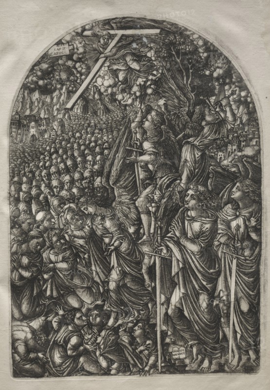 The Apocalypse:  Four Angels Holding Back the Winds, 1546-1556. Jean Duvet (French, 1485-1561). Engraving