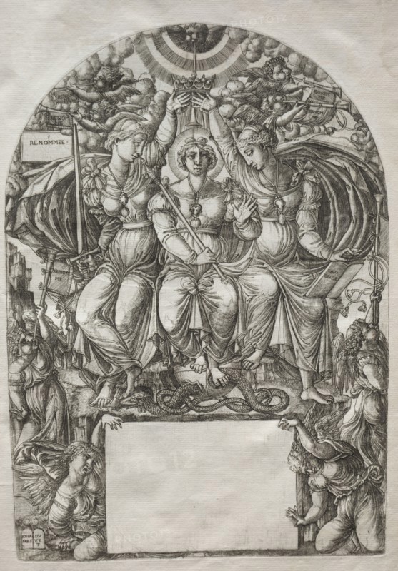 The Royal Majesty, before 1561. Jean Duvet (French, 1485-1561). Engraving