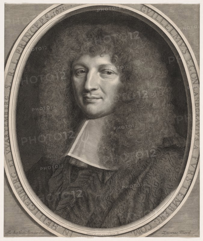 Cardinal of Furstenberg, 1671. Robert Nanteuil (French, 1623-1678). Engraving