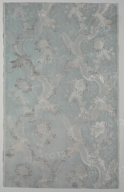 Lengths of Textile, 1723-1774. France, 18th century, Period of Louis XV (1723-1774). Plain compound cloth, brocaded; silk; average: 88.6 x 54.6 cm (34 7/8 x 21 1/2 in.)