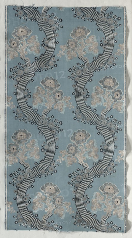 Length of Textile, 1723-1774. France, 18th century, Period of Louis XV (1723-1774). Brocade; silk and metal; overall: 102.6 x 55.3 cm (40 3/8 x 21 3/4 in.).