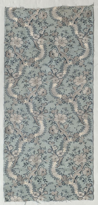 Length of Textile, 1723-1774. France, 18th century, Period of Louis XV (1723-1774). Brocade; silk and metal; overall: 118.1 x 54.3 cm (46 1/2 x 21 3/8 in.).