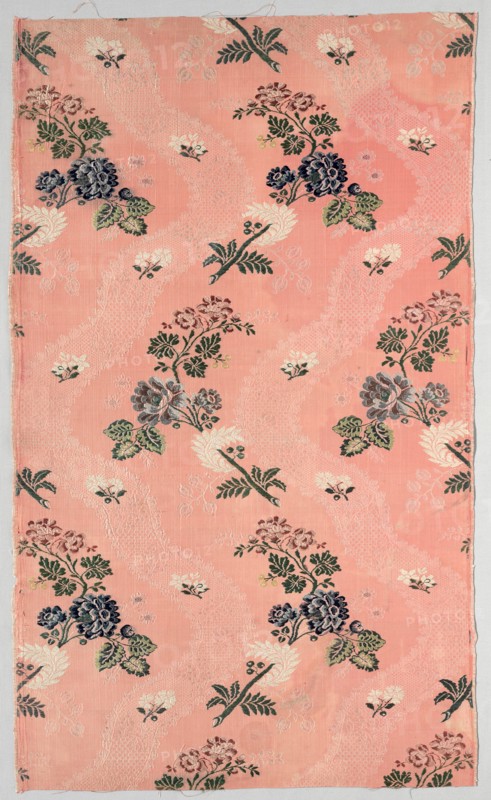 Lengths of Textile, 1723-1774. France, 18th century, Period of Louis XV (1723-1774). Brocade, silk; average: 88.3 x 53.3 cm (34 3/4 x 21 in.)