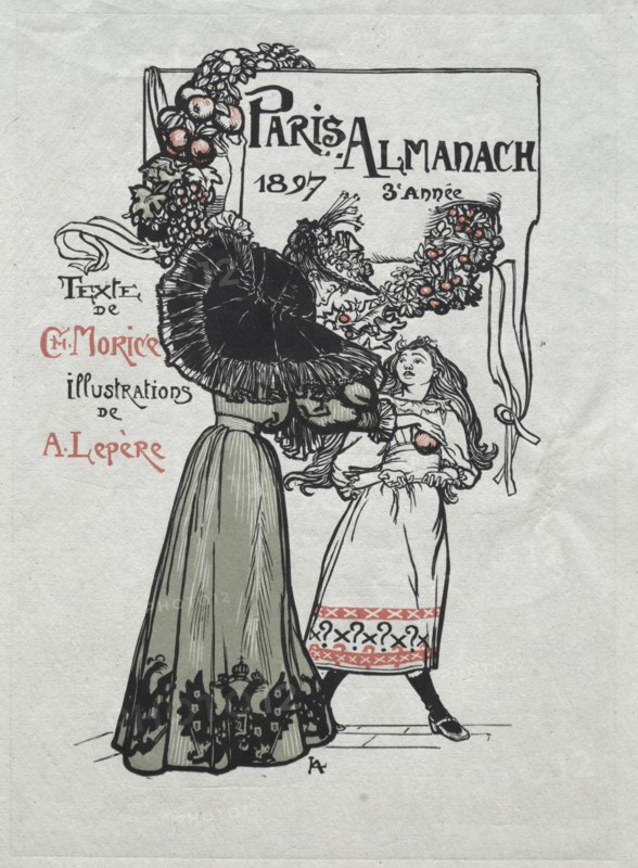Paris Almanac, 1897:  Cover