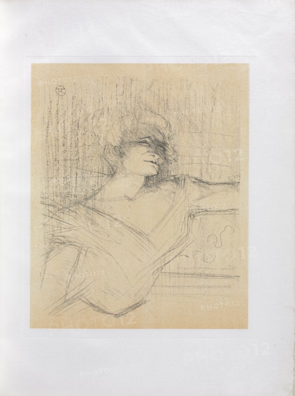 Yvette Guilbert-English Series:  Dans la glu, 1898. Henri de Toulouse-Lautrec (French, 1864-1901). Lithograph